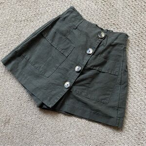 L30 ZARA SKORT Flare Skirt linen and cotton